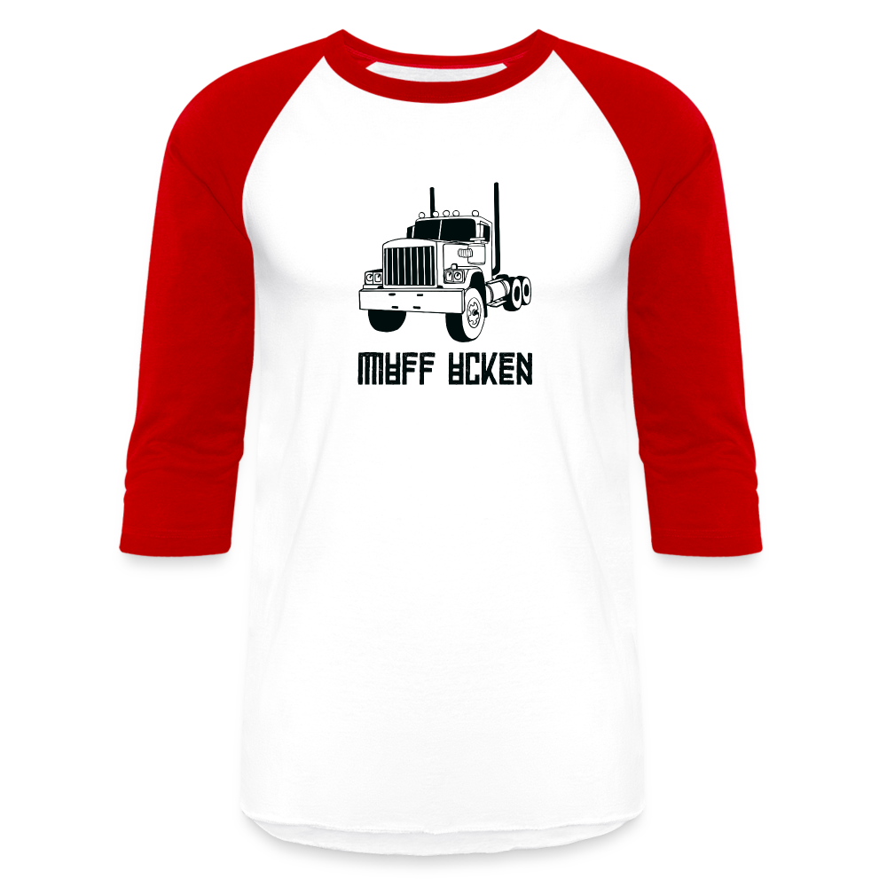 Muff Ucken raglan - white/red