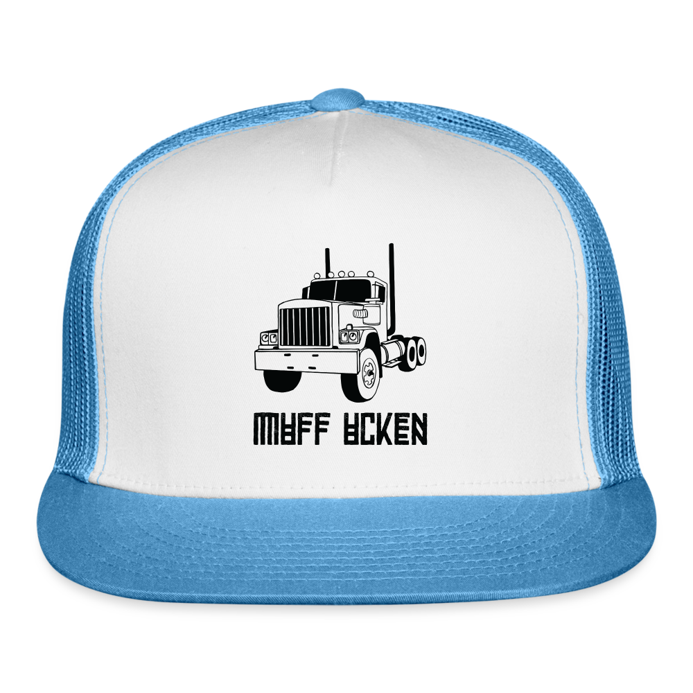 Muff Ucken Trucker Cap - white/blue