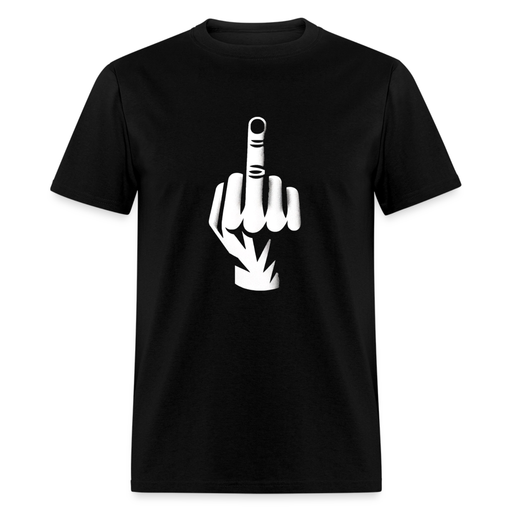 Muff Ucken The Finger tee front only - black