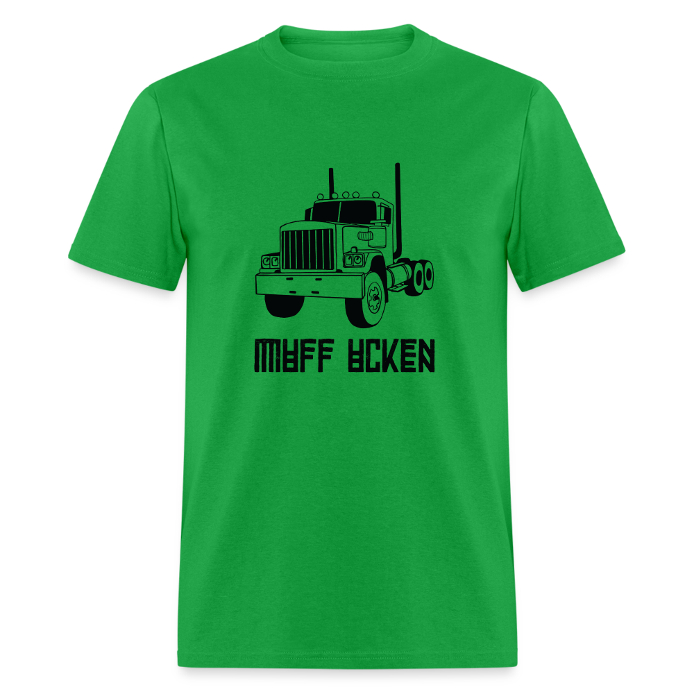 Muff Ucken logo tee - colors - bright green
