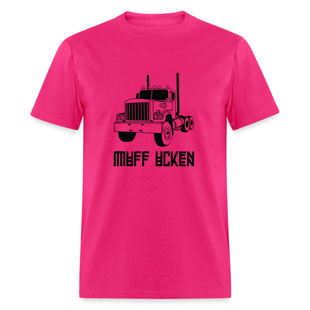 Muff Ucken logo tee - colors - fuchsia