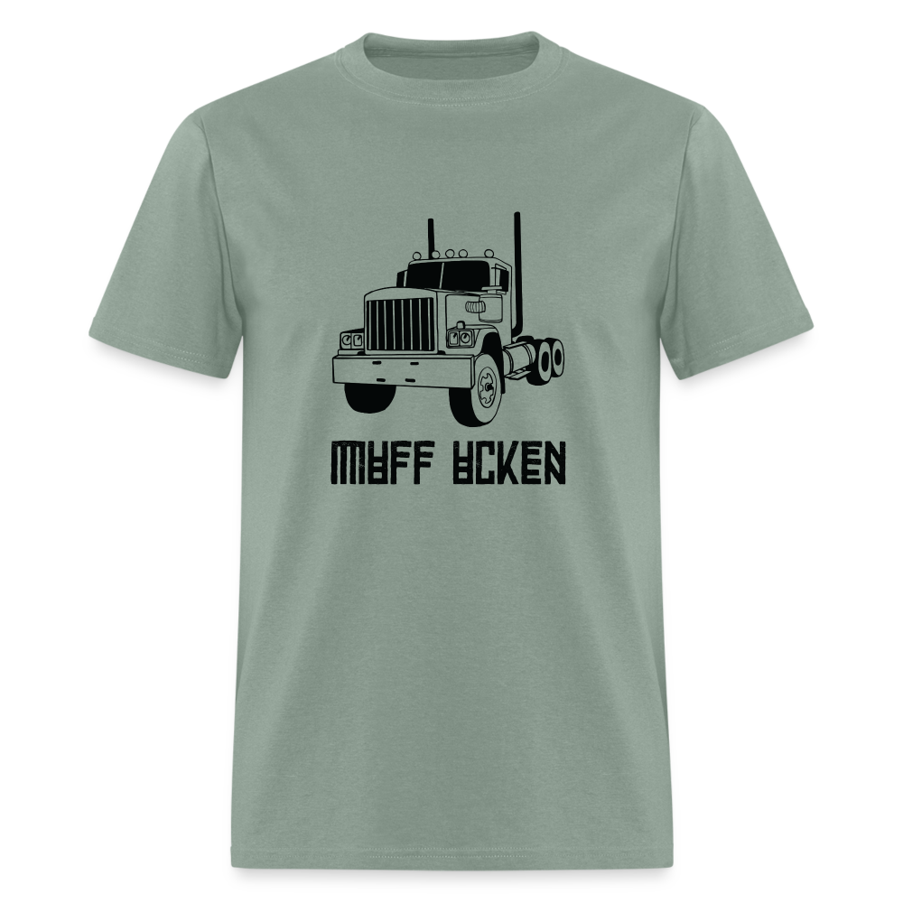 Muff Ucken logo tee - colors - sage