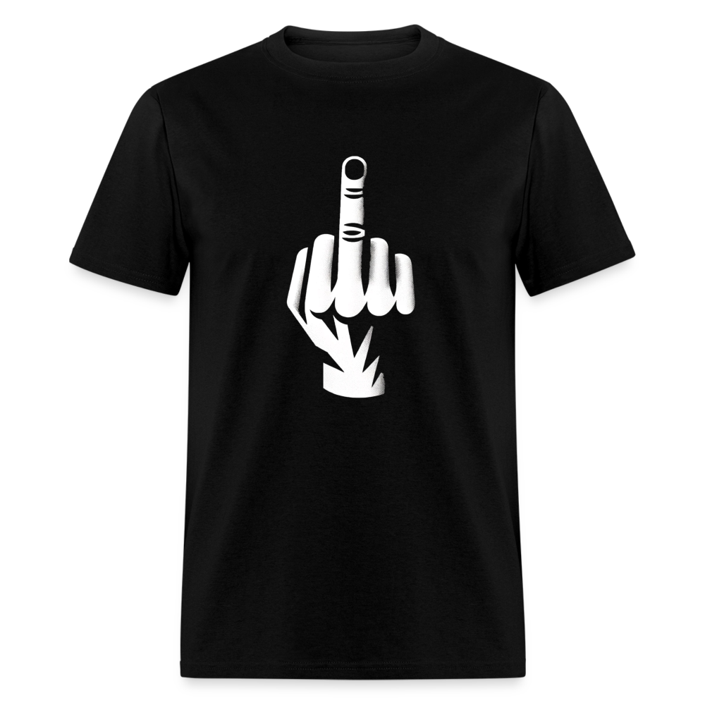Muff Ucken The Finger tee with back print - black