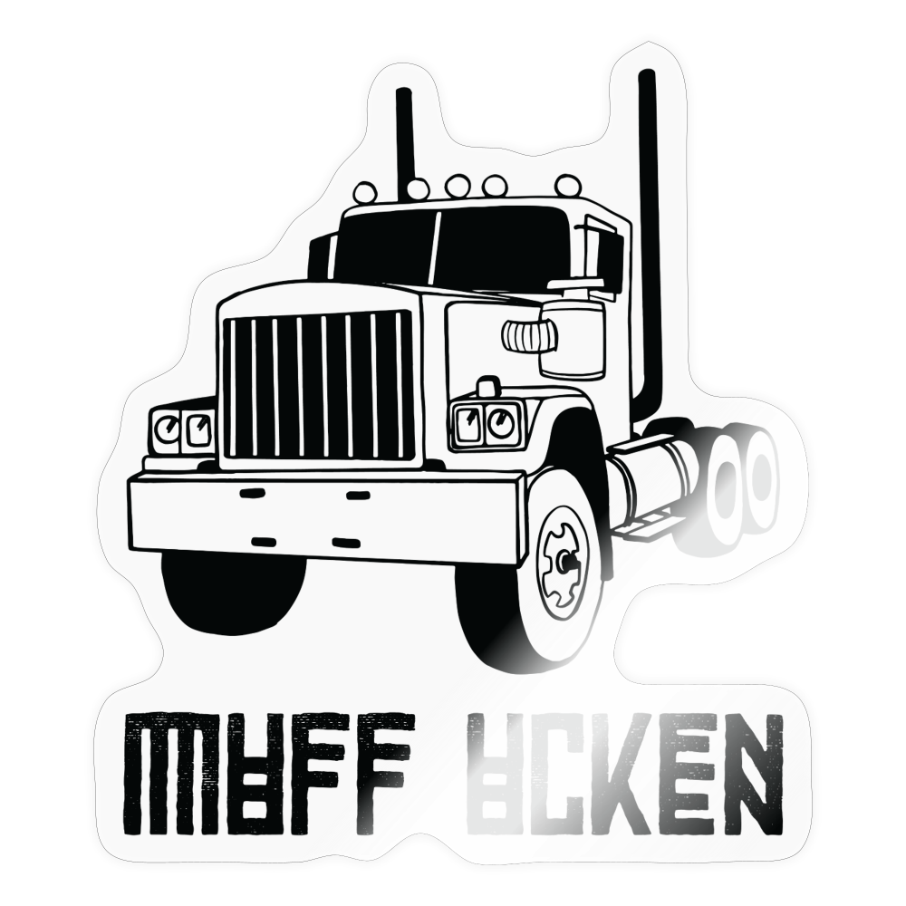 Muff Ucken decal - transparent glossy