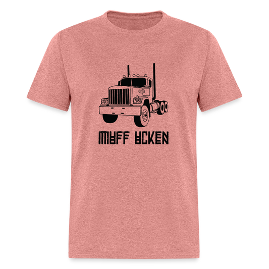 Muff Ucken logo tee - colors - heather mauve